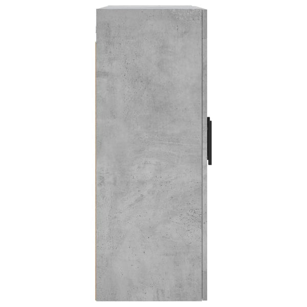 Betongrauer wandmontierter Schrank Jaxon 69,5x34x90cm