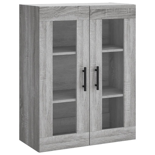 Grauer wandmontierbarer Schrank Jaxon 69,5x34x90cm (Sonoma)