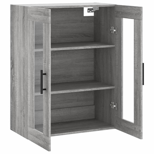 Grauer wandmontierbarer Schrank Jaxon 69,5x34x90cm (Sonoma)