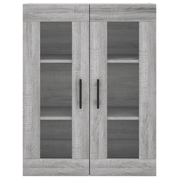 Grauer wandmontierbarer Schrank Jaxon 69,5x34x90cm (Sonoma)