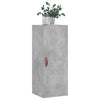 Betongrauer wandmontierter Schrank Tanjana 34,5x34x90cm