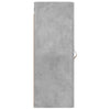 Betongrauer wandmontierter Schrank Tanjana 34,5x34x90cm