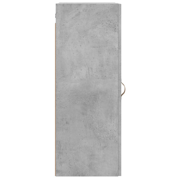 Betongrauer wandmontierter Schrank Tanjana 34,5x34x90cm