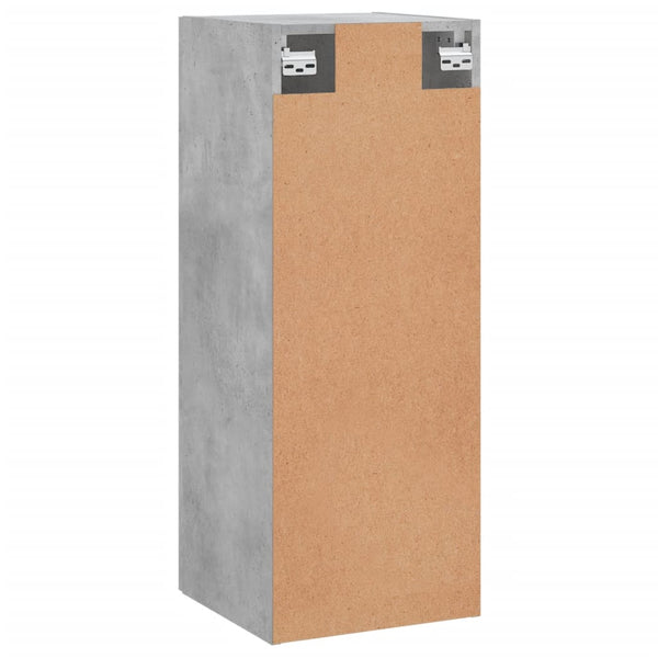 Betongrauer wandmontierter Schrank Tanjana 34,5x34x90cm