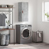 Betongrauer wandmontierter Schrank Tanjana 34,5x34x90cm