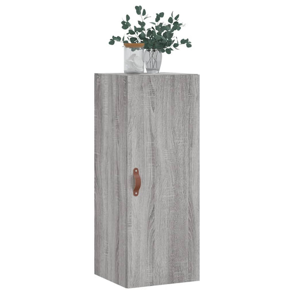 Grauer Wandschrank Tanjana 34,5x34x90cm (Sonoma)