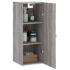 Grauer Wandschrank Tanjana 34,5x34x90cm (Sonoma)