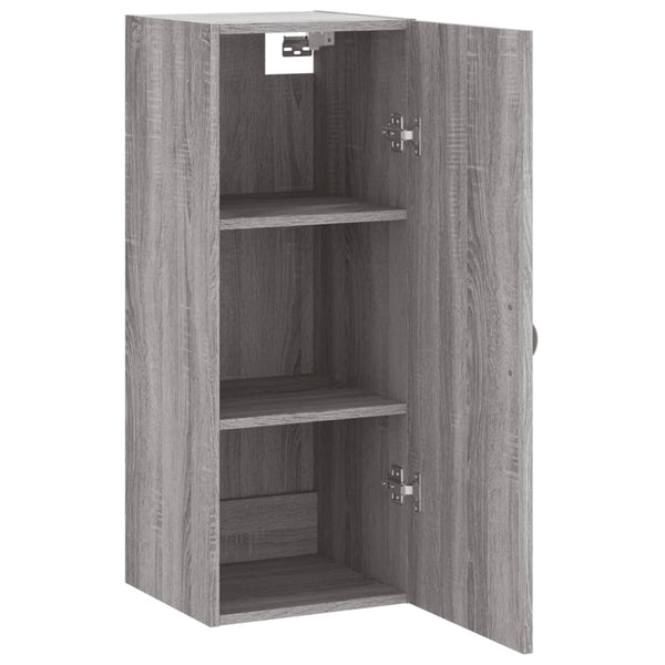 Grauer Wandschrank Tanjana 34,5x34x90cm (Sonoma)