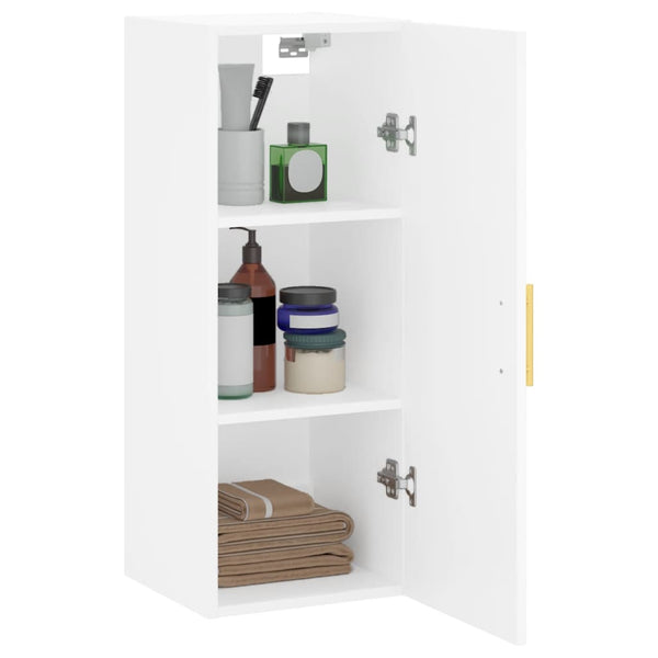 Weißer Wandschrank Klytemnestra 34,5x34x90cm