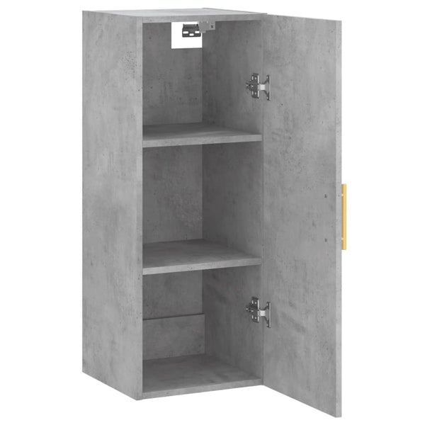 Wandhängender Schrank Clitemnestra 34,5x34x90cm in Betongrau