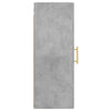 Wandhängender Schrank Clitemnestra 34,5x34x90cm in Betongrau