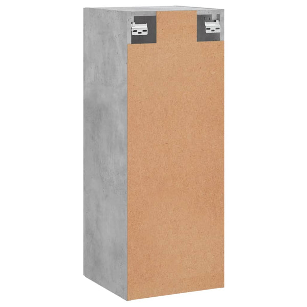 Wandhängender Schrank Clitemnestra 34,5x34x90cm in Betongrau