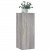 Grauer wandmontierter Schrank Clitemnestra 34,5x34x90cm (Sonoma)