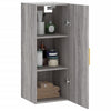 Grauer wandmontierter Schrank Clitemnestra 34,5x34x90cm (Sonoma)