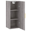 Grauer wandmontierter Schrank Clitemnestra 34,5x34x90cm (Sonoma)