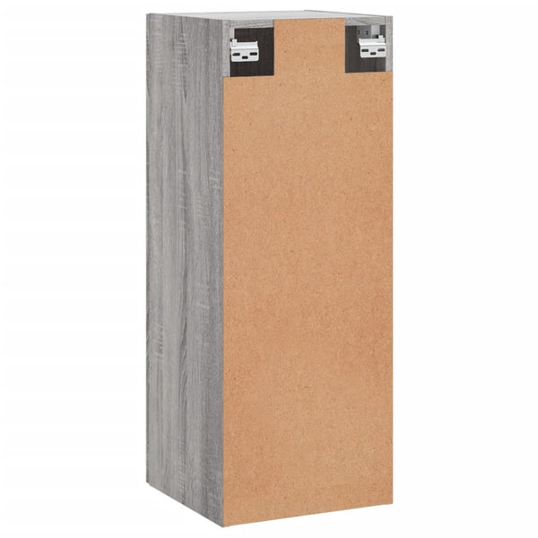 Grauer wandmontierter Schrank Clitemnestra 34,5x34x90cm (Sonoma)