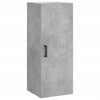 Betongrauer wandmontierbarer Schrank Chibra 34,5x34x90cm