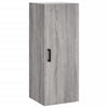 Grauer Wandschrank Chibra 34,5x34x90cm (Sonoma)