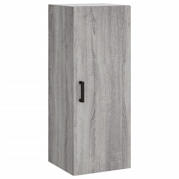 Grauer Wandschrank Chibra 34,5x34x90cm (Sonoma)