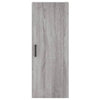 Grauer Wandschrank Chibra 34,5x34x90cm (Sonoma)