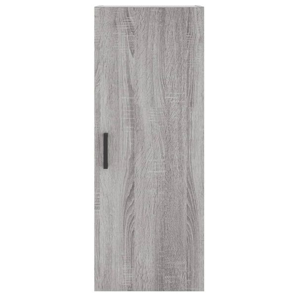 Grauer Wandschrank Chibra 34,5x34x90cm (Sonoma)