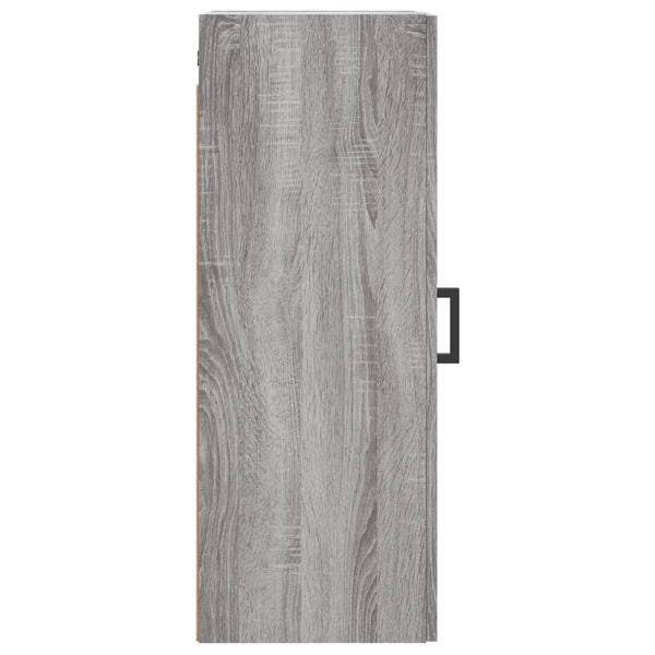 Grauer Wandschrank Chibra 34,5x34x90cm (Sonoma)
