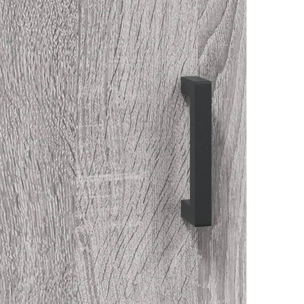 Grauer Wandschrank Chibra 34,5x34x90cm (Sonoma)