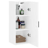 Weißer wandmontierter Schrank Zahei 34,5x34x90cm