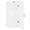 Weißer wandmontierter Schrank Zahei 34,5x34x90cm