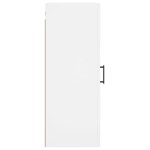 Weißer wandmontierter Schrank Zahei 34,5x34x90cm