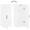 Weißer wandmontierter Schrank Zahei 34,5x34x90cm