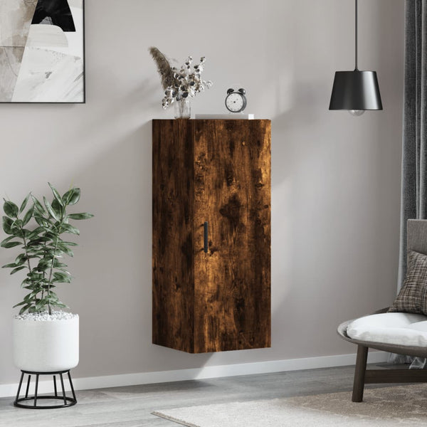 Räuchereiche Hängeschrank Zahei 34,5x34x90cm