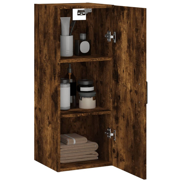 Räuchereiche Hängeschrank Zahei 34,5x34x90cm