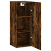Räuchereiche Hängeschrank Zahei 34,5x34x90cm