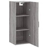 Grauer Wandschrank Zahei 34,5x34x90cm (Sonoma)