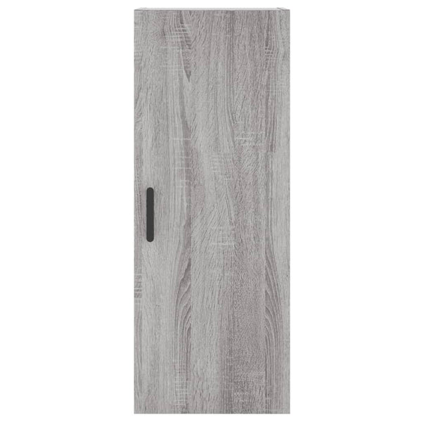 Grauer Wandschrank Zahei 34,5x34x90cm (Sonoma)