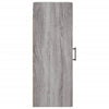 Grauer Wandschrank Zahei 34,5x34x90cm (Sonoma)
