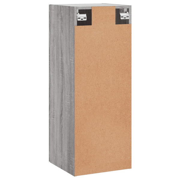 Grauer Wandschrank Zahei 34,5x34x90cm (Sonoma)