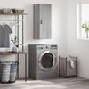 Grauer Wandschrank Zahei 34,5x34x90cm (Sonoma)