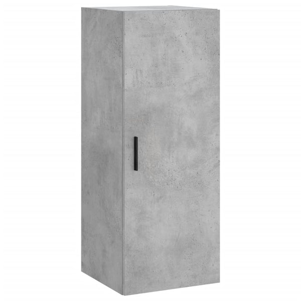 Betongrauer wandmontierter Schrank Amiya 34,5x34x90cm