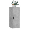 Betongrauer wandmontierter Schrank Amiya 34,5x34x90cm
