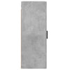 Betongrauer wandmontierter Schrank Amiya 34,5x34x90cm