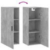 Betongrauer wandmontierter Schrank Amiya 34,5x34x90cm