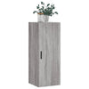 Grauer wandmontierter Schrank Amiya 34,5x34x90cm (Sonoma)