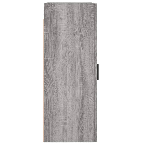 Grauer wandmontierter Schrank Amiya 34,5x34x90cm (Sonoma)