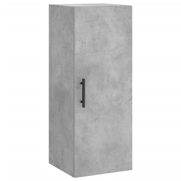 Betongrauer wandmontierter Schrank Jocelynn 34,5x34x90cm