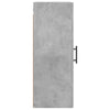 Betongrauer wandmontierter Schrank Jocelynn 34,5x34x90cm