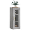 Grauer, wandmontierter Schrank Jeanne 34,5x34x90cm (Sonoma)