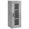 Wandhängeschrank Limonica 34,5x34x90cm in Betongrau