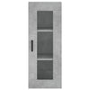 Wandhängeschrank Limonica 34,5x34x90cm in Betongrau